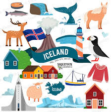 Iceland Travel Clip Art Icelandic Flag