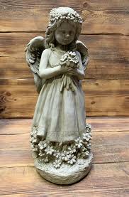 Stone Garden Large Winged Angel Cherub