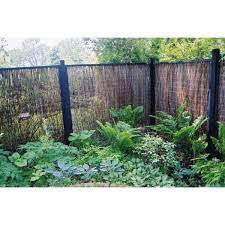 Mgp 14 Ft L X 6 Ft H Woven Willow Fence Clear
