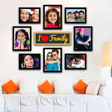 Collage Photo Frame Set Of 9 Love