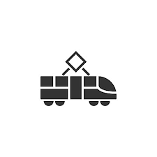 Flat Metro Icon On White Background