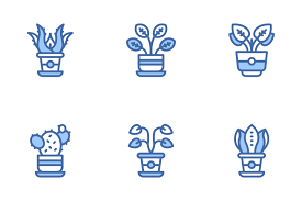 Free Indoor Plants Icon Pack 25