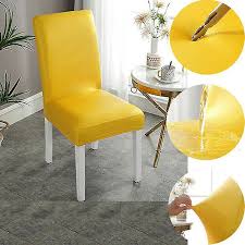 Fashion Chair Cover Stretch Pu Leather