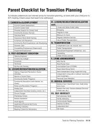 Pa Checklist For Transition