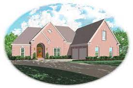 French House Plan 3 Bedrms 2 Baths