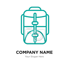 Backpack Company Logo Design Template