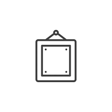 Micro Sd Card Line Icon Stock Vector By