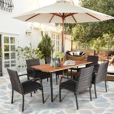 Red Barrel Studio 7pcs Patio Rattan