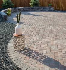 Red Yellow Concrete Rectangular Brick