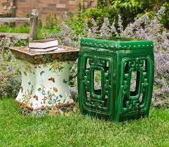 Unique Garden Stools Asian Garden