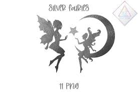 Silver Fairies Hot Fairy Clip Art