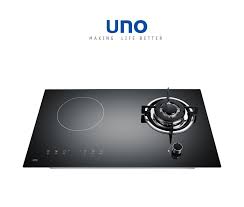 Uno Uk7338 Gas Induction Hybrid Glass