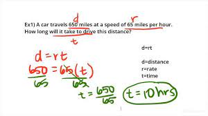 Formula D Rt Algebra