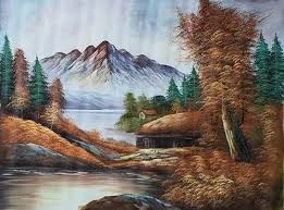 Canvas Matte Natural Landscape Painting