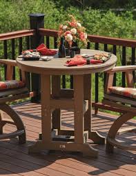 Counter Height Poly Patio Table