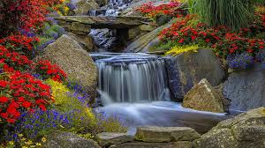 Garden Waterfall Hd Wallpapers Pxfuel