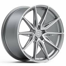 Brushed Titanium 20x9 5x114 3 Wheel