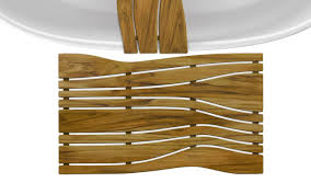 Waterproof Teak Bath Shower Floor Mat