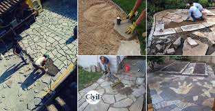 How To Install Flagstone Patio