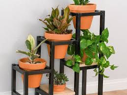 Diy Tiered Metal Plant Stand Using