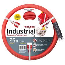 Red Rubber Commercial Hot Water Hose