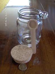 Round Glass Jar Cork Stopper Lid