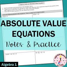 Solving Absolute Value Equations Guided