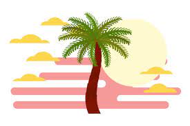 Tree Icon Palm Outdoor Sky View Graphic