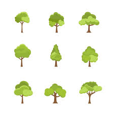 Premium Vector Flat Tree Icon