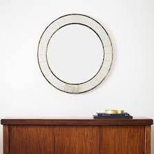 Antique Tiled Round Wall Mirror 30