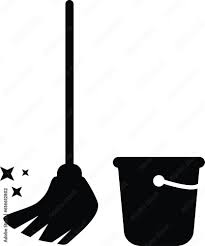 Floor Mop Symbol Floor Cleaning Object
