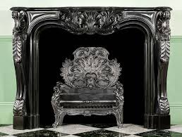 Elegant French Rococo Fireplace Mantels