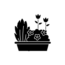 Landscaping Olor Line Icon Garden