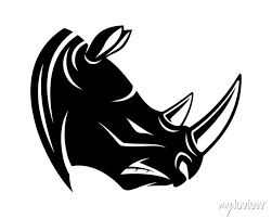 Ilration With Animal Rhino Icon