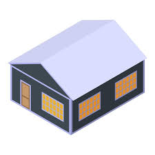 Vector House Under Tax Icon Isometric