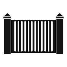 Steel Fence Icon Simple Ilration Of