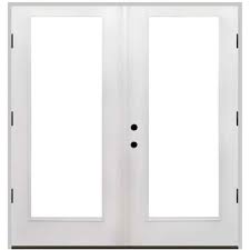 Fiberglass Double Prehung Patio Door