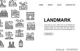 Travel Landmark Landing Page Template
