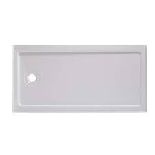 Single Threshold Alcove Shower Pan