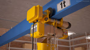 electric chain hoist 1t 3d model