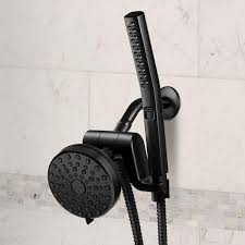 Handheld Shower Head In Matte Black
