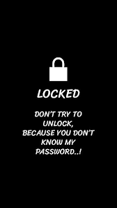 Lock Locked Password
