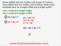 Word Problems With 2 Unknowns Example