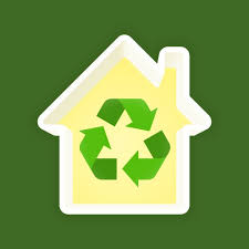 Green Building Icon Vector Images Over