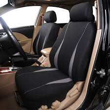 9pcs Car Seat Cover Protect Gray Black