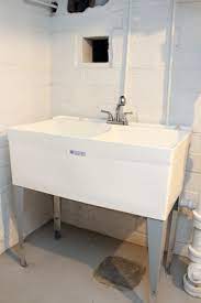 Laundry Sink In The Basement Bathroom