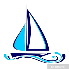 Wall Mural Yacht Icon Vector