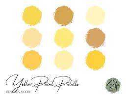 Yellows Benjamin Moore Paint Palette