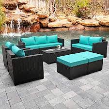 Rattaner Patio Furniture Sets 7 Pieces