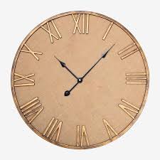 24 In Vintage Silent Non Ticking Big Rustic Farmhouse Wall Clocks